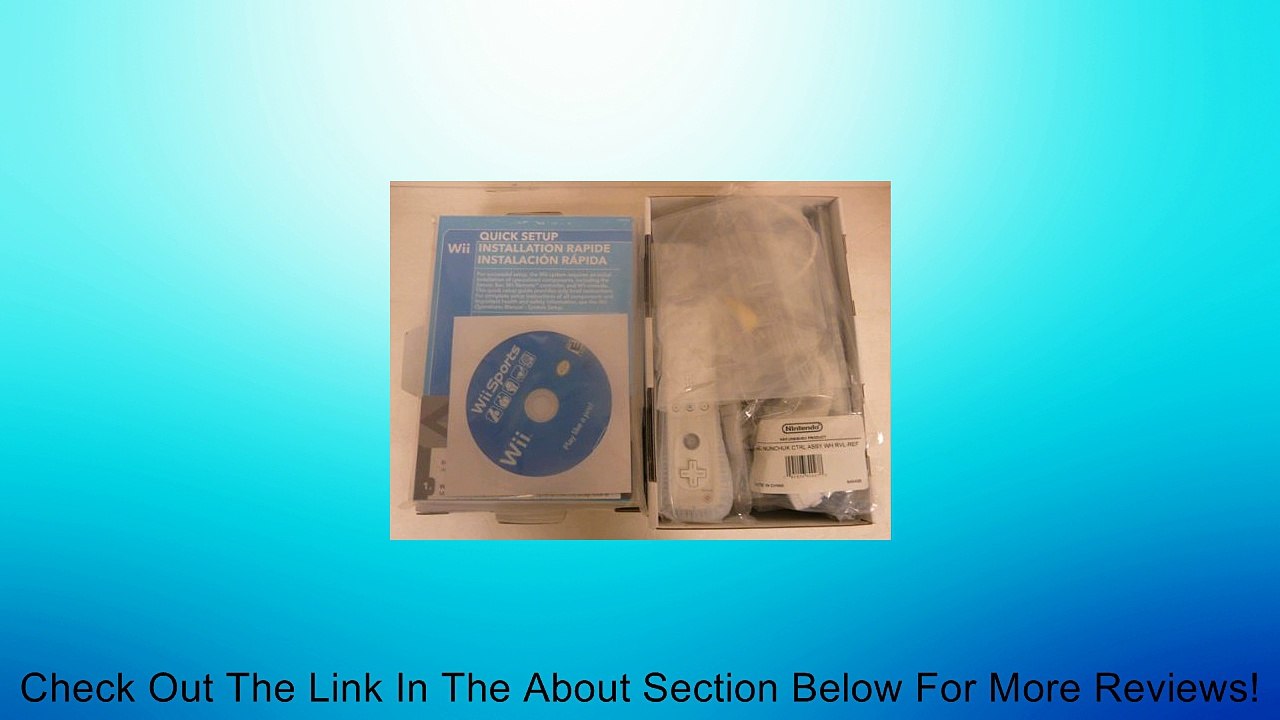 Nintendo Wii Console White with Wii Sports - Official Nintendo Refurbished Product Review