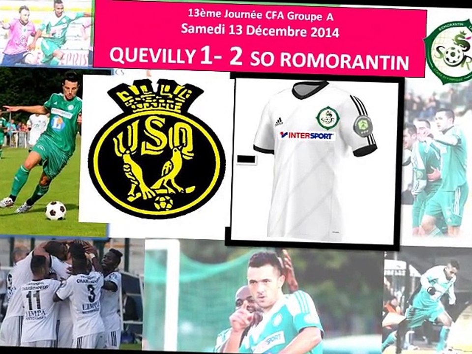 13ème Journée CFA Groupe A 2014 - Quevilly / SO Romorantin