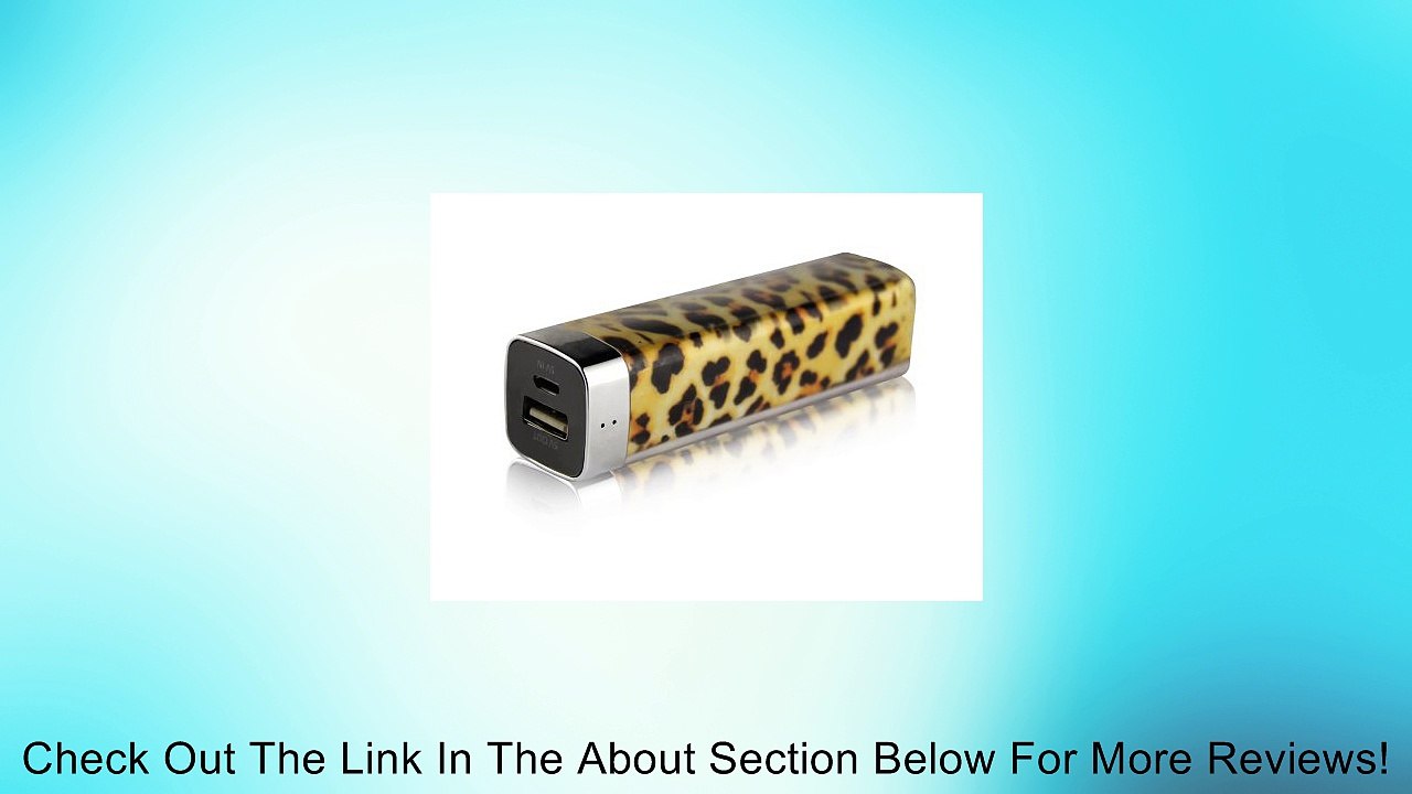 Elivebuy Pink Lip Gloss 2200mah Universal Mobile USB Portable Power Bank Charger 5v 1a Output for Apple Iphones, ipods, Samsung, HTC, smartphones and more Review