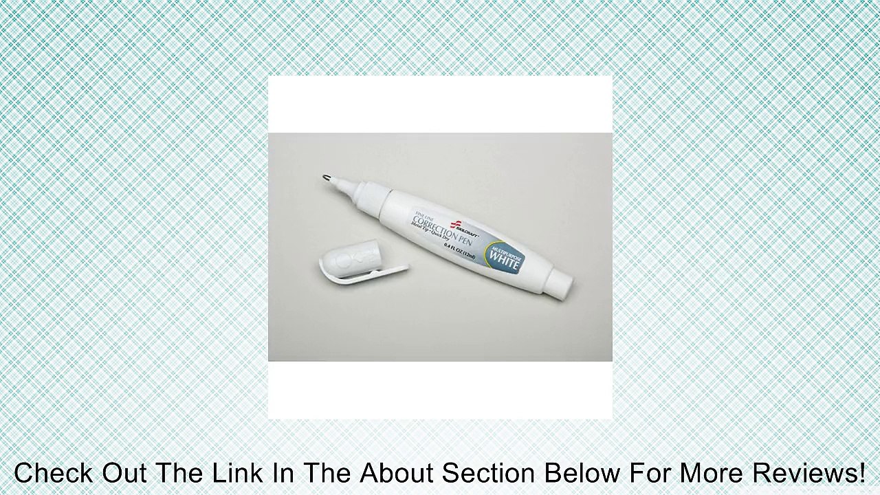 SKILCRAFT 7510-01-386-1609 Multi-Purpose Correction Pen, White Review