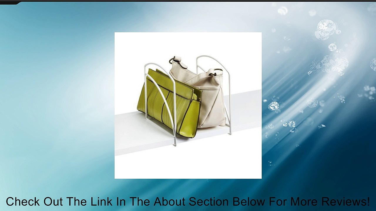 Wire Shelf Dividers, 4 Dividers (White) (8"H x 8"W x 8"D) Review