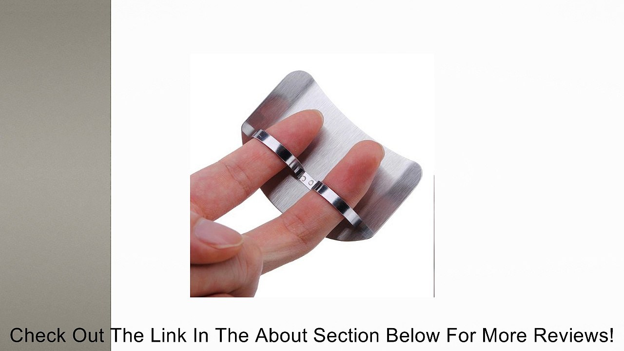 LuckyStore Stainless Steel Finger Hand Protector Guard Chop Safe Slice Knife Kitchen Tool Review