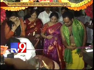 I will try to realise Bangaru Telangana dream - Power minister Laxma Reddy