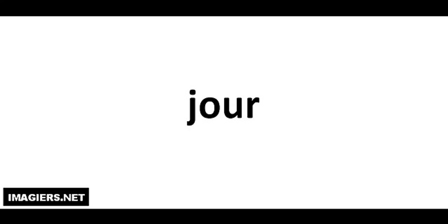 Jour(day) Pronunciation in French