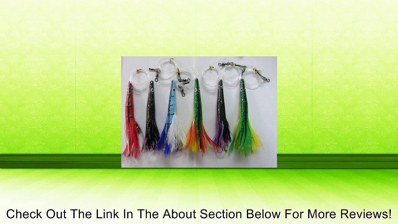 Tuna Clone Feathers Rigged - 6 Pieces Review
