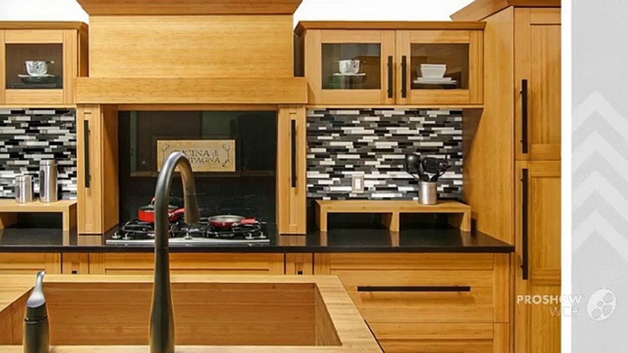 ECO FRIENDLY BAMBOO CABINETS - STOCK RTA