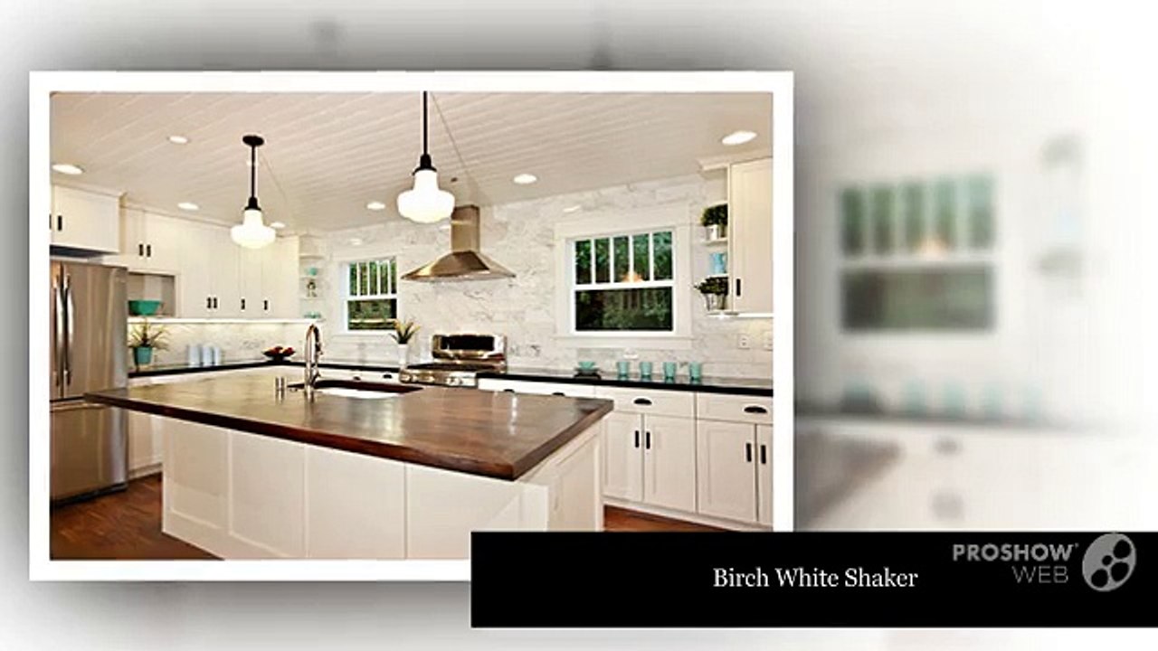 White Wood RTA Cabinets