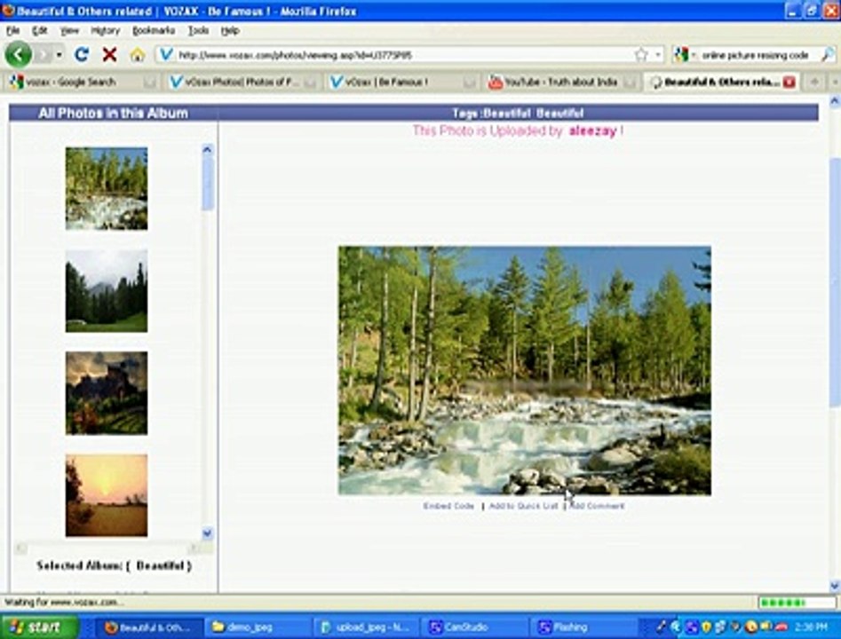 Check how vOzax Photos Hosting Works