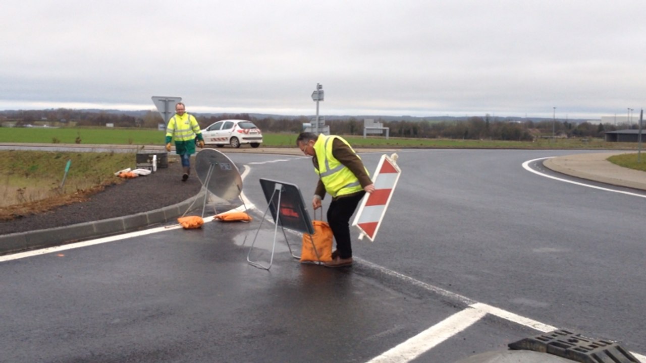 Ouverture de la D924 entre Flers et Argentan