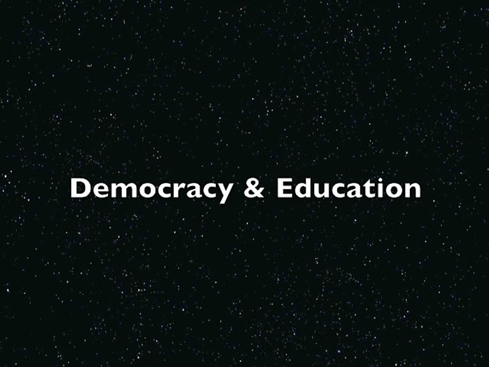 Democracy & Education link