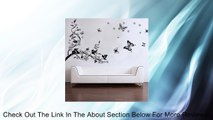Home Removable Recycling Wall Sticker (Black Tree Black Butterfly with White Flowers) Review
