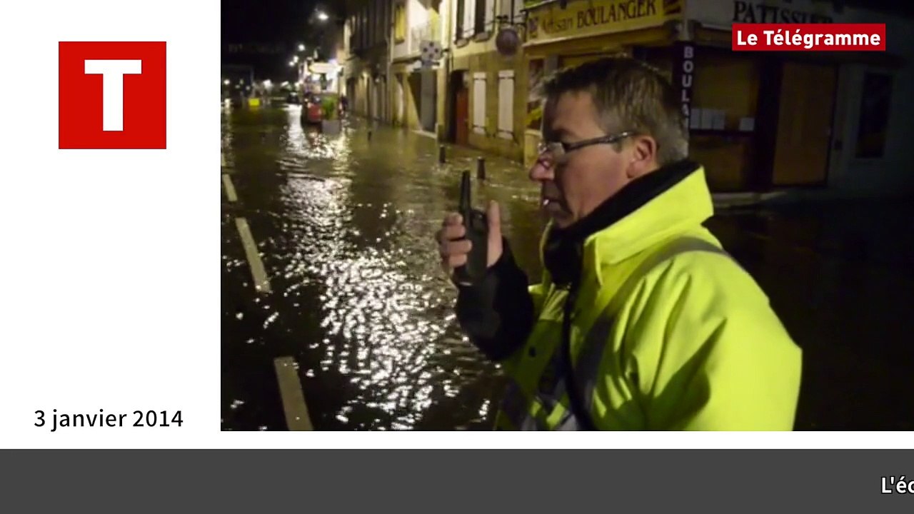 Landerneau. Les inondations 2014 en moins de 2...