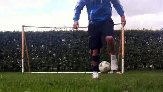Learn an easy but cool football trick soccer skills