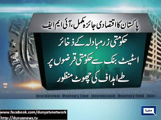 Dunya News - IMF to grant $1.05 Billion to Pakistan