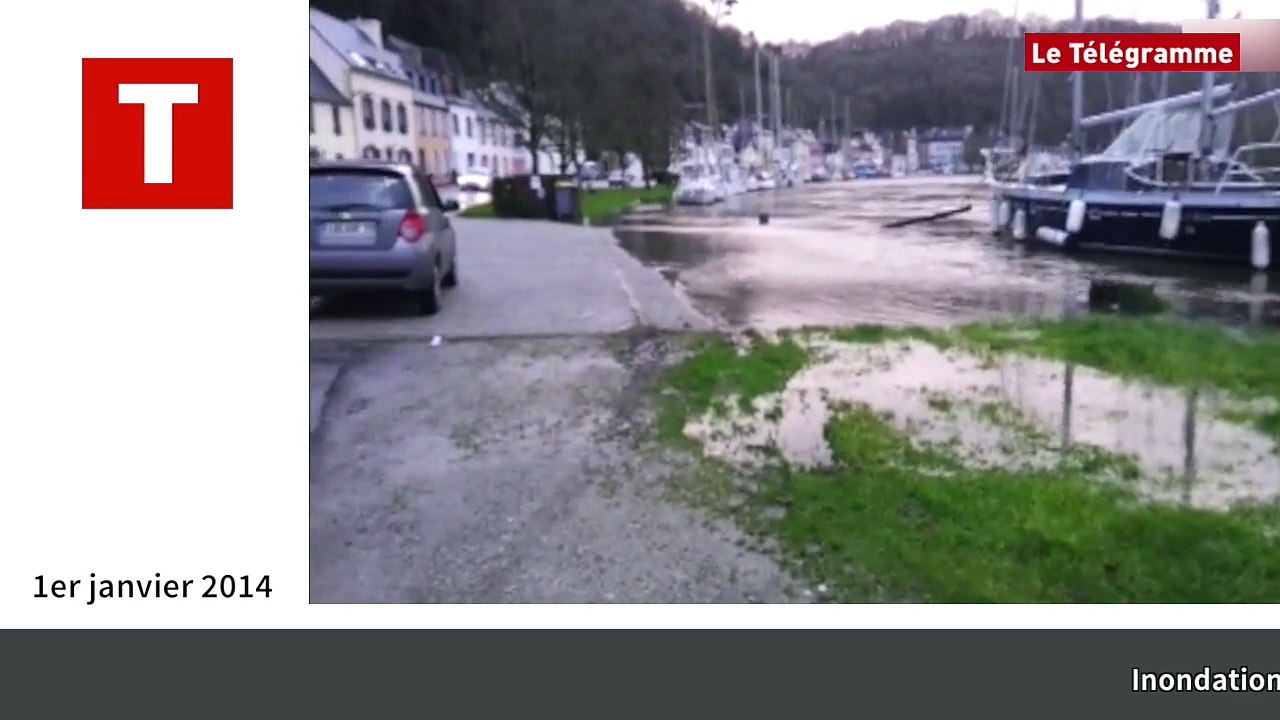 Châteaulin. Les inondations 2014 en moins de 2...