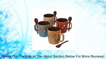 Mr. Coffee 8-Piece Cafe Americano Mug Set with Spoons, 13-Ounce, Assorted Review