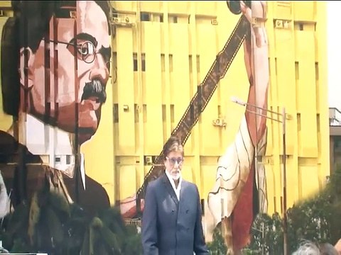 Amitabh Bachchan unveiled Life-Size mural of Dadasaheb Phalke New Bollywood Movies News 2014 - By bollywood Flashy