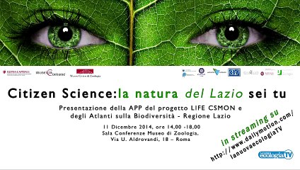 CITIZEN Science la natura (del Lazio) sei tu - parte 2
