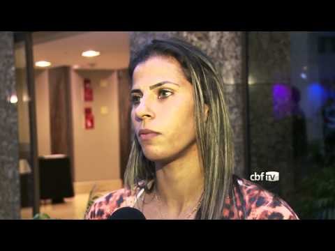 Fabiana mata saudades das companheiras de Seleção