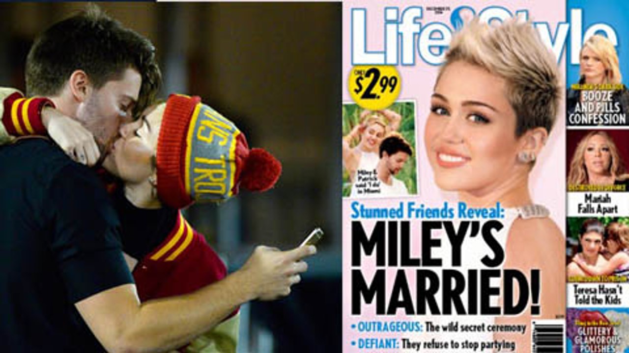 Miley Cyrus Secretly Married to Patrick Schwarzenegger?!