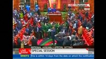 Scuffles break out in Kenya's parliament
