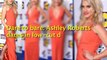 Dare to bare: Ashley Roberts dares in low-cut dress