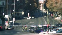رجل يقتحم بسيارة مفخخة مقر الحزب الحاكم في اسبانيا