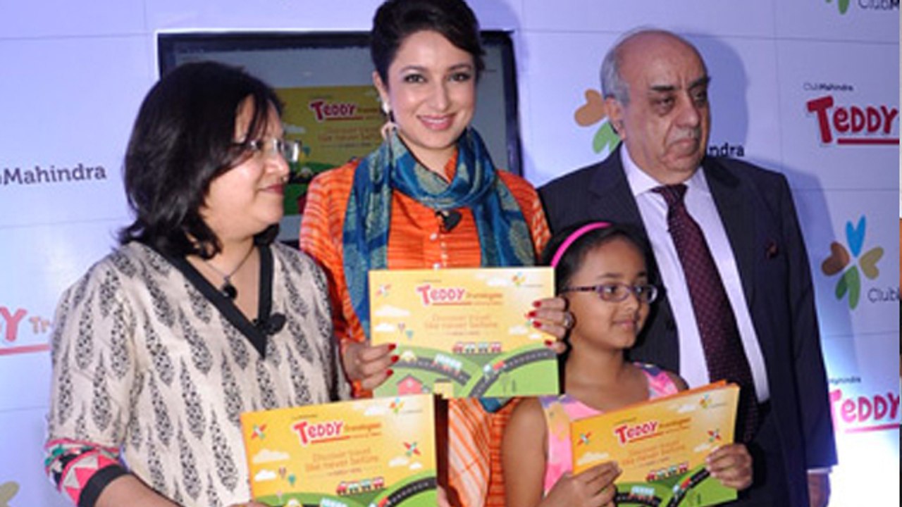 Tisca Chopra at Club Mahindra's Teddy Travelouge Launch !