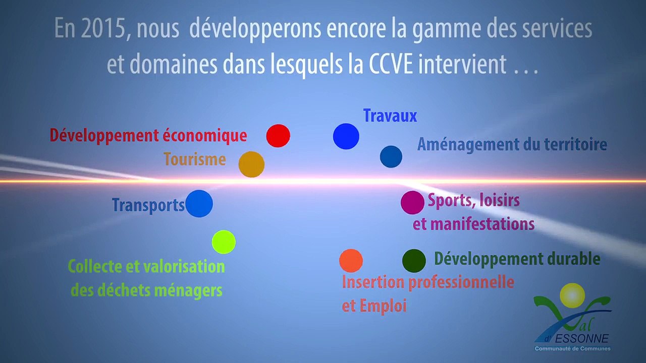 Vœux de Bonne Annee 2015 de la CCVE