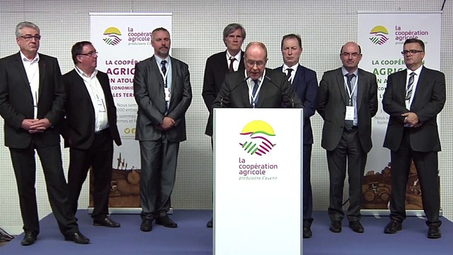 Congrès 2014 de la coopération agricole : allocutions de Philippe Mangin et de Stéphane Le Foll