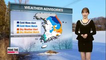 Snow and showers expected nationwide on Friday