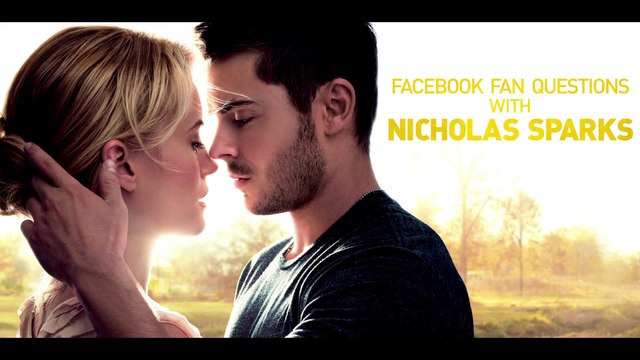 Facebook Fan Questions with Nicholas Sparks - Favorite Part of The Lucky One Book