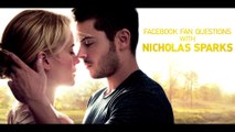 Facebook Fan Questions with Nicholas Sparks - Multiple Story Endings