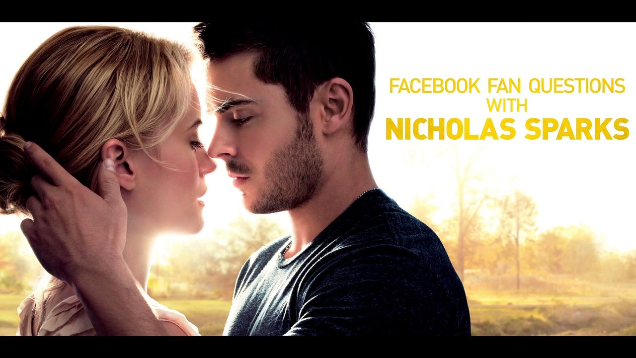 Facebook Fan Questions with Nicholas Sparks - What Inspired Him to Write About a Marine in TLO