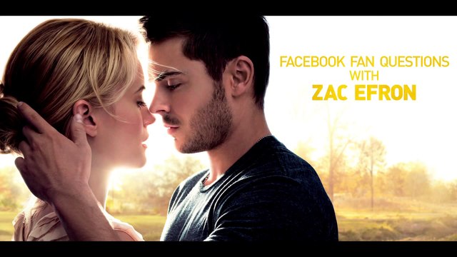 Facebook Fan Questions with Zac Efron - His Love for Dogs