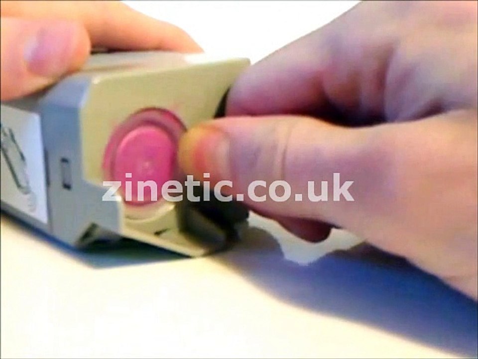 How to refill and change the chip on OKI C910 toner cartridge