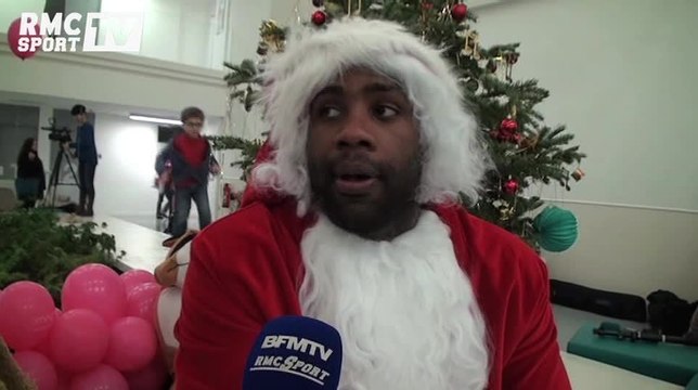 Judo / Riner en Père Noël auprès des enfants malades - 18/12