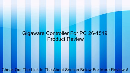Gigaware Controller For PC 26-1519 Review