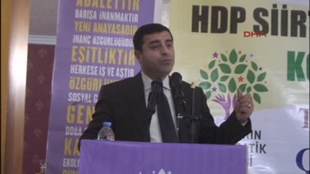 Siirt BDP Lideri Demirtaş Siirt'te Konuştu-1