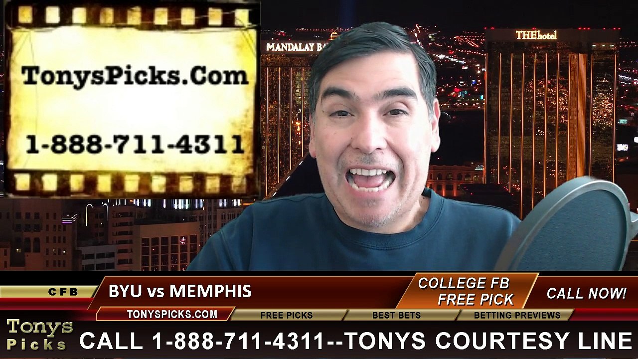 Memphis Tigers vs. BYU Cougars Free Pick Prediction NCAA College Football Miami Beach Bowl Odds Preview 12-22-2014
