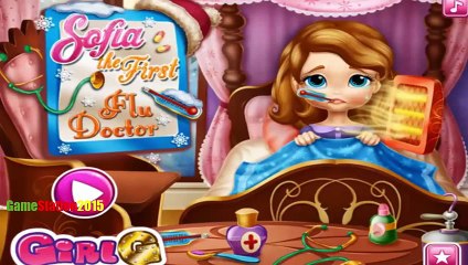 Kids Games - Sofia the first - Flu doctor game - Gameplay