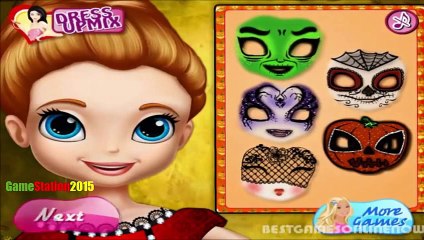 Kids Games - Sofia the first Halloween Face mask Art game - Gameplay