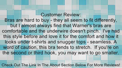 Warner's Women's Underwire Your Bra Review