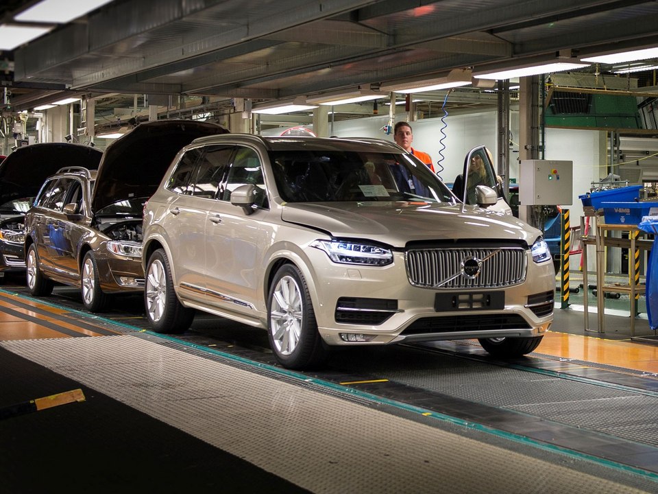 Au cœur de la production du Volvo XC90 à Torslanda