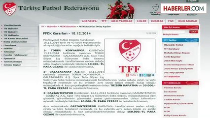 PFDK, Galatasaray'a Tribün Kapatma Cezası Verdi