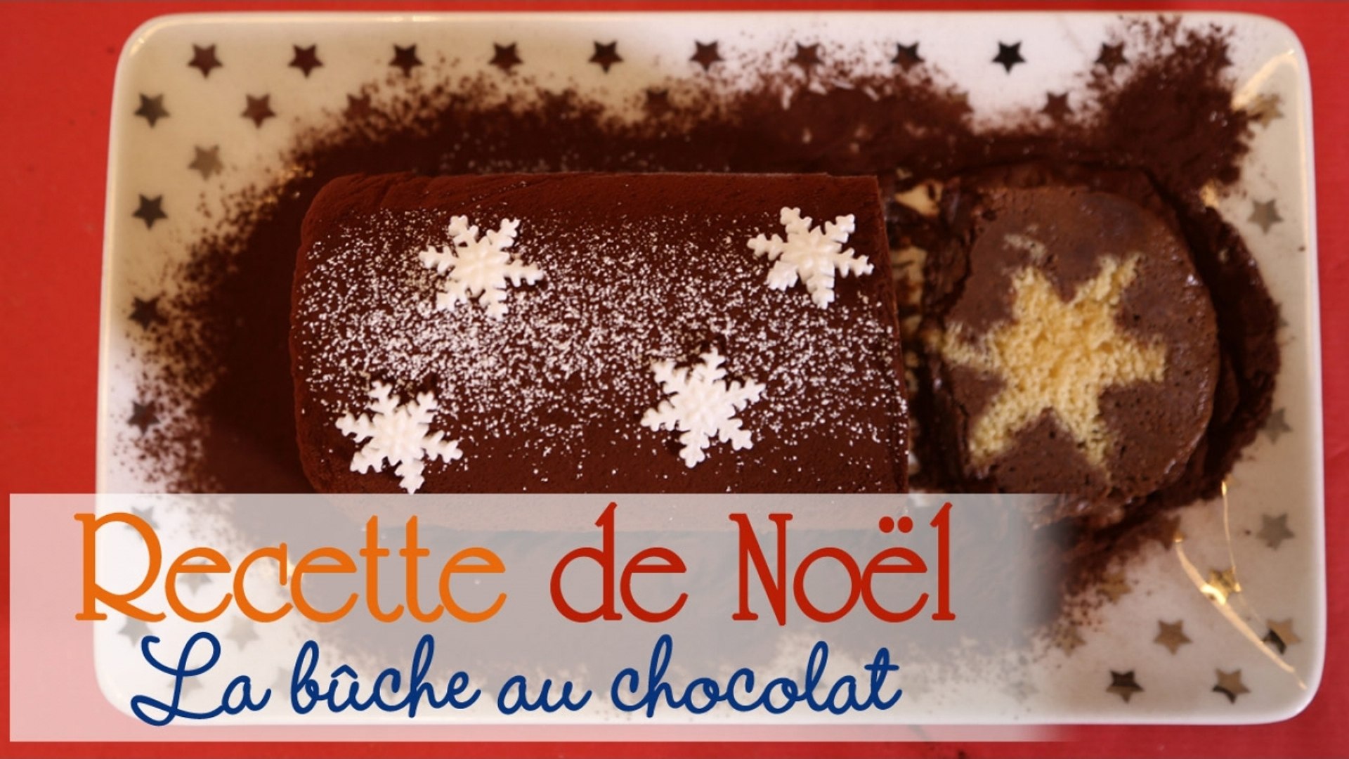Recette bûche de Noël chocolat - L'atelier de Roxane