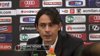 Milan, Inzaghi avverte la Roma: 'Non abbiamo paura'