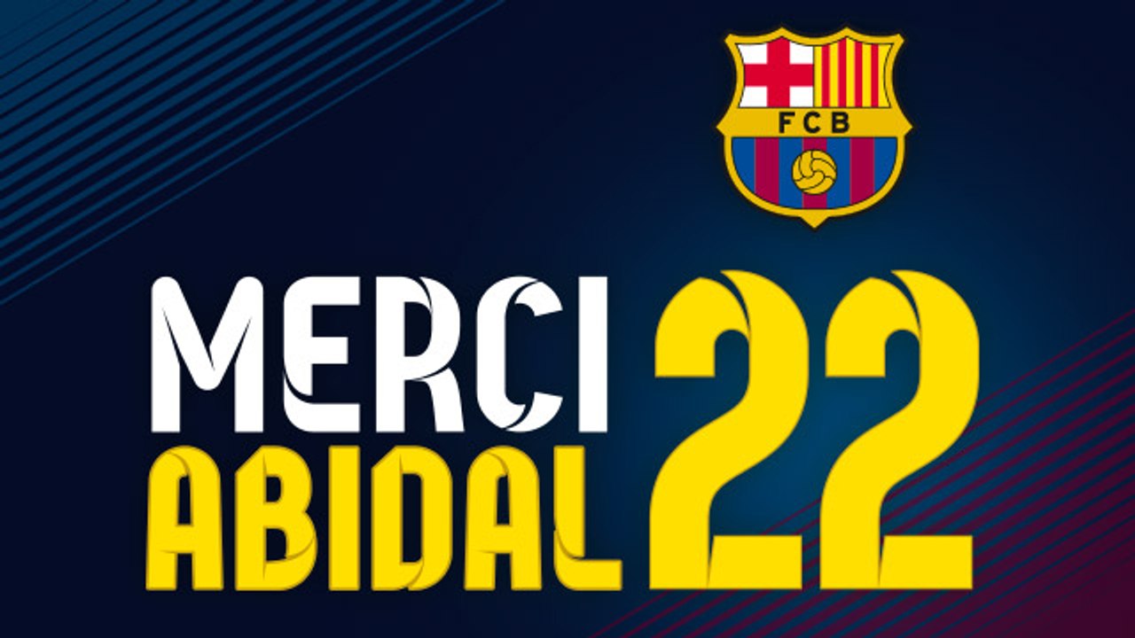 ¡Muchas gracias, Abidal! / Merci Abidal!