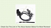 Covert Acoustic Tube Earpiece Headset Mic for Motorola HT1000 HT2000 JT1000 Radio Security Door Supervisor Review