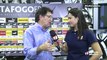 Aline Nastari conversa com Renê Simões, técnico do Botafogo, e ele já manda um recado para Jóbson